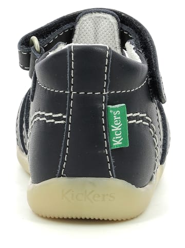 Kickers Leren enkelsandalen "Bigflo 2" donkerblauw