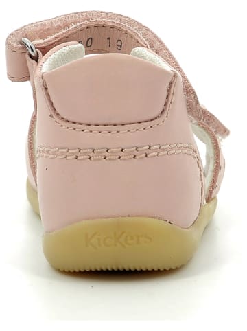 Kickers Leren sandalen "Bigkratch" lichtroze