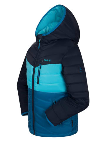 Kamik Dunne all-season doorgestikte jas "Harley" donkerblauw/blauw/lichtblauw