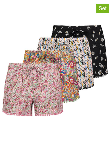Fresh Made 4-delige set: shorts meerkleurig