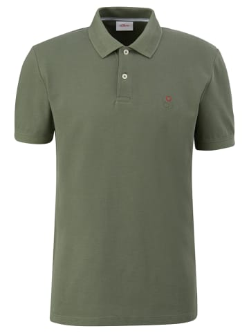 S.OLIVER RED LABEL Poloshirt in Khaki