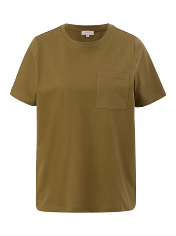 S.OLIVER RED LABEL Shirt in Khaki