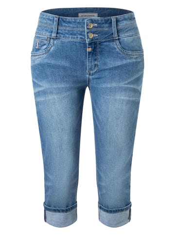 Timezone Caprispijkerbroek "Enya" blauw