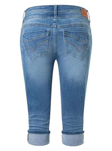 Timezone Caprispijkerbroek "Enya" blauw