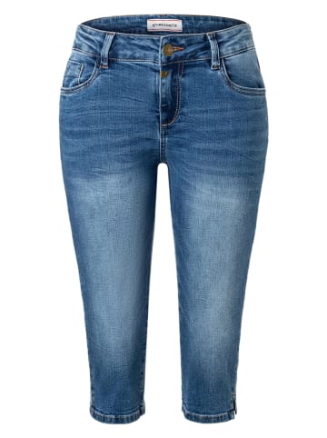Timezone Caprispijkerbroek "Aleena" blauw