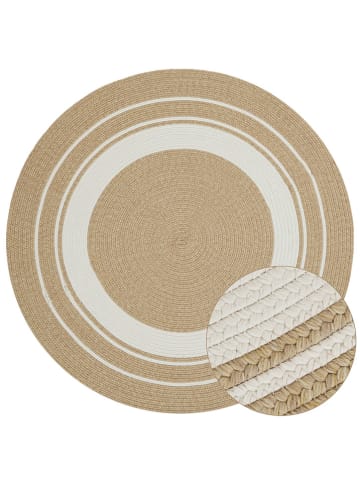NORTHRUGS Indoor-/outdoortapijt "Trenzado" beige/crème