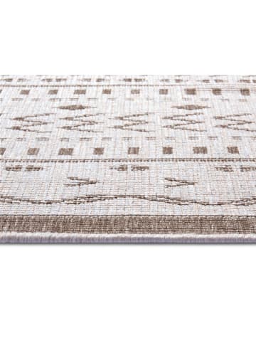 Hanse Home Wende-Outdoorteppich "Kuba" in Creme/ Hellbraun
