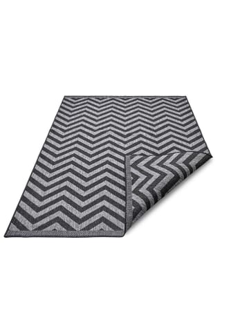Hanse Home Outdoor-Wendeteppich "Palma" in Schwarz/ Grau