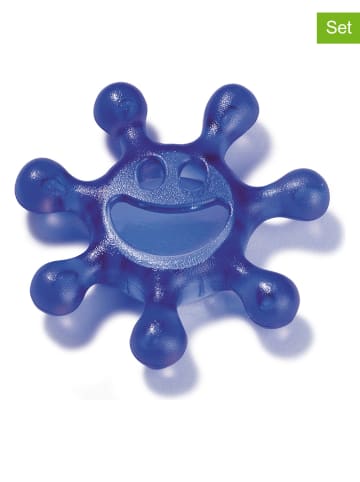 koziol 4-delige set: schroefdop-openers "Sunny" blauw - Ø 7 cm