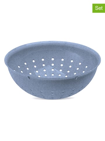 koziol 2er-Set: Sieb "Palsby L" in Blau - 5 l