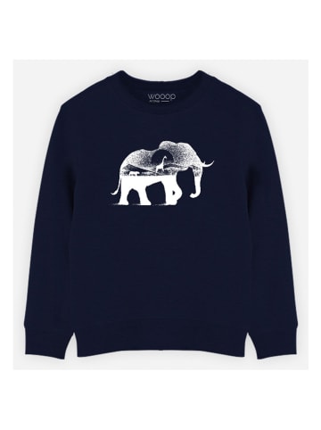 WOOOP Sweatshirt "Wild Africa" donkerblauw