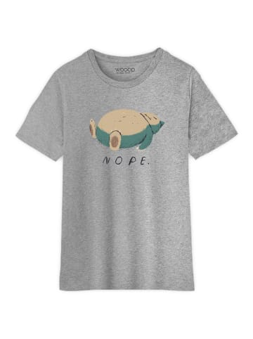 WOOOP Shirt "Nope" in Grau