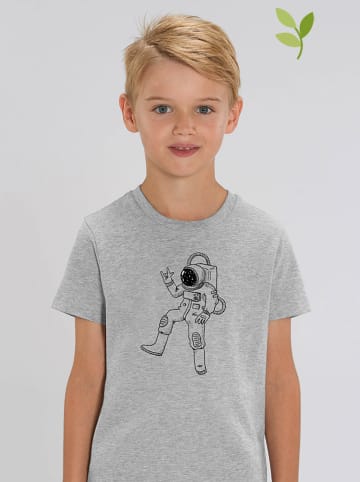 WOOOP Koszulka "Spationaute" w kolorze jasnoszarym