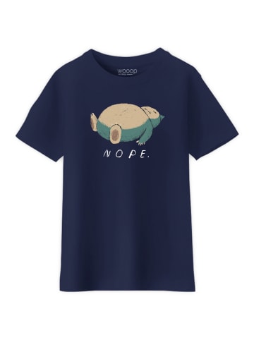 WOOOP Shirt "Nope" donkerblauw