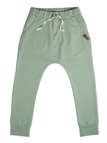 Walkiddy Spodnie dresowe w kolorze zielonym
