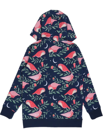 Walkiddy Sweatvest donkerblauw/roze