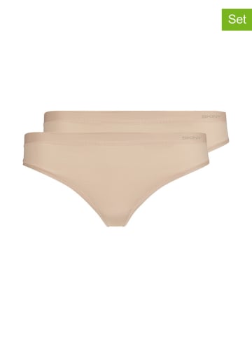 Skiny 2-delige set: strings beige