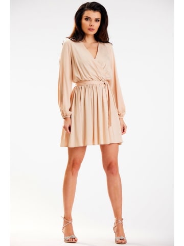 Awama Kleid in Beige