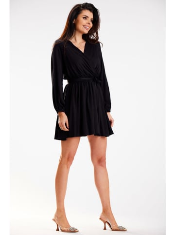 Awama Kleid in Schwarz