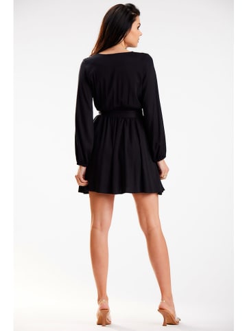 Awama Kleid in Schwarz