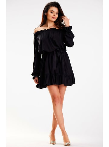 Awama Kleid in Schwarz