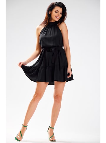 Awama Kleid in Schwarz