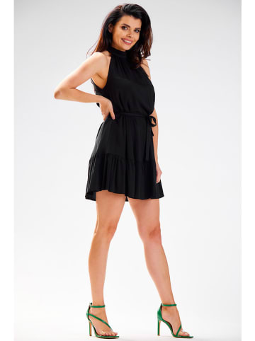 Awama Kleid in Schwarz