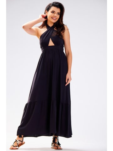 Awama Kleid in Schwarz