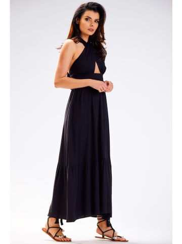 Awama Kleid in Schwarz