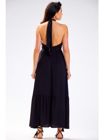 Awama Kleid in Schwarz