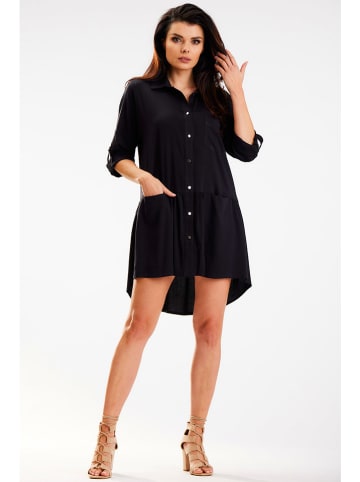 Awama Kleid in Schwarz
