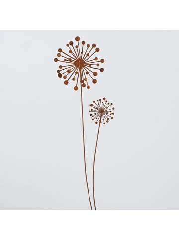 Boltze 2er-Set: Gartenstäbe "Berino" in Braun - (H)88 cm