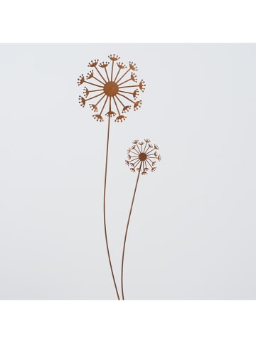 Boltze 2er-Set: Gartenstäbe "Berino" in Braun - (H)88 cm