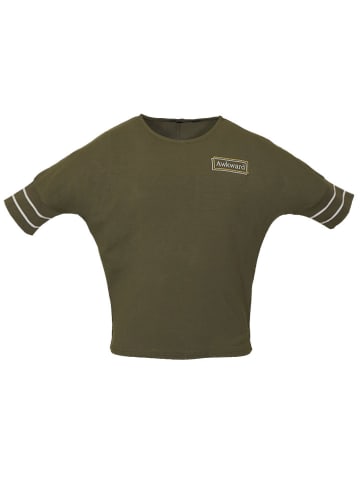 SomeOne Kids Shirt "Awkward" in Khaki