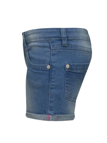 SomeOne Kids Jeans-Shorts "Bow" in Blau