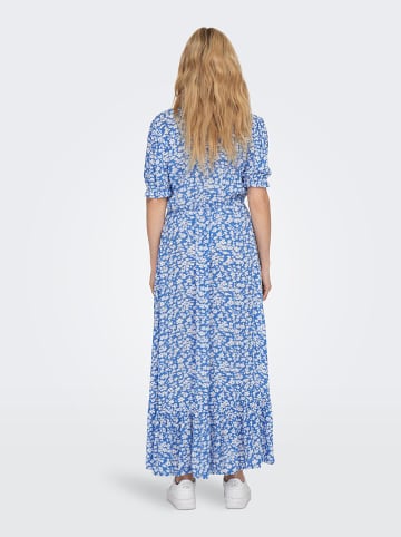 ONLY Sukienka "Chianti" w kolorze błękitno-białym