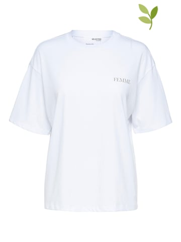 SELECTED FEMME Koszulka w kolorze białym