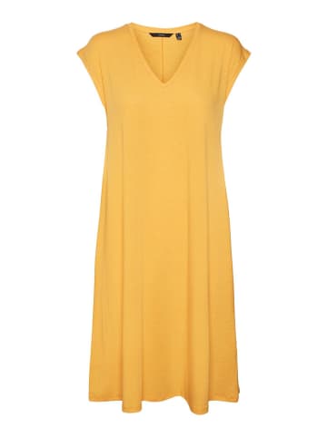 Vero Moda Sukienka "Marijune" w kolorze żółtym