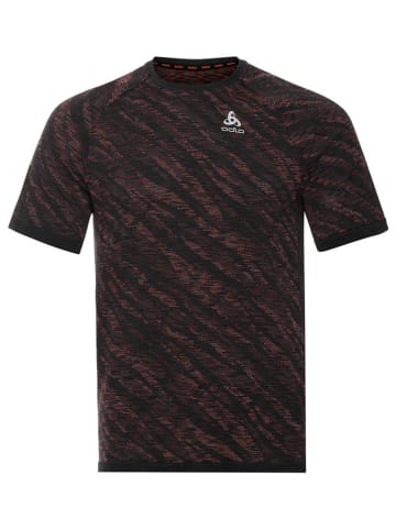Odlo Funktionsunterhemd "Blackcomb Light" in Schwarz/ Rot