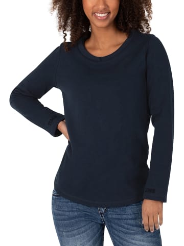 Timezone Longsleeve donkerblauw