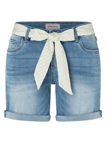 Timezone Jeansshorts "Alexa" - Regular fit - in Blau