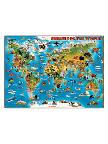 Ravensburger 300-delige puzzel "Dieren over de hele wereld" - vanaf 9 jaar