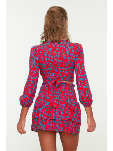 trendyol 2-delige outfit rood/blauw