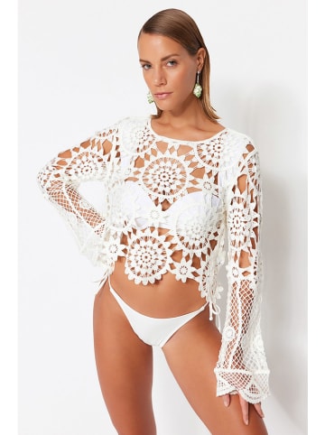 trendyol Bluse in Creme