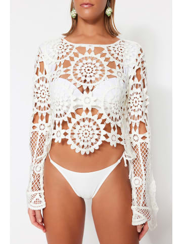 trendyol Bluse in Creme