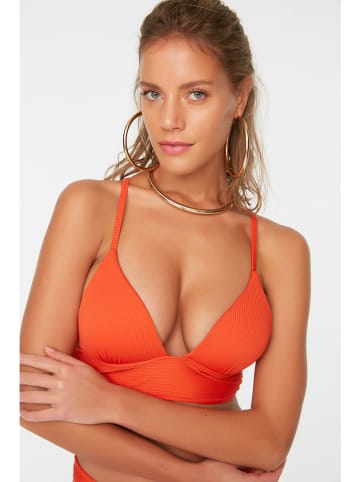 trendyol Bikini-Oberteil in Orange
