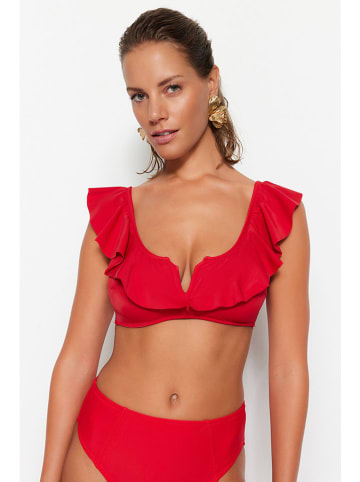 trendyol Bikini-Oberteil in Rot