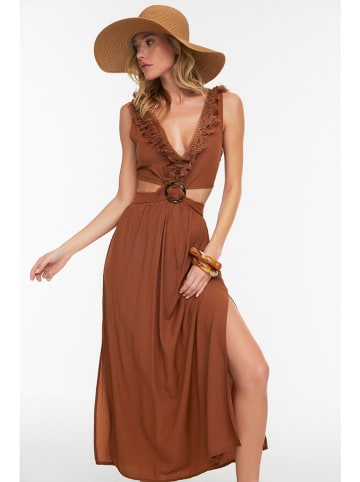 trendyol Kleid in Hellbraun
