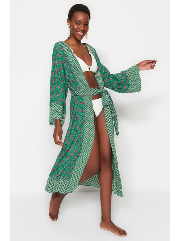 trendyol Kimono w kolorze zielonym