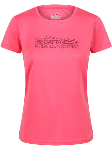 Regatta Koszulka sportowa "Fingal VI" w kolorze różowym